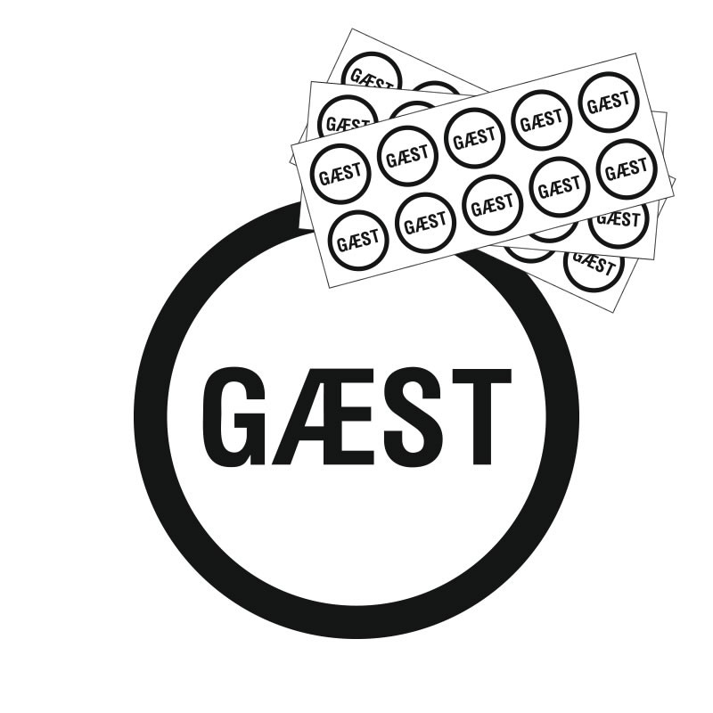 Hjelmmærke - Gæst
