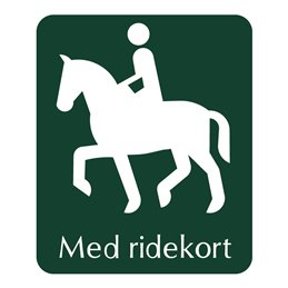 SN-A22 Ridning tilladt med ridekort