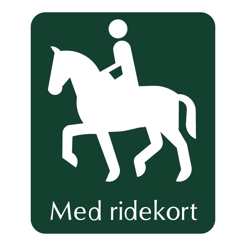 SN-A22 Ridning tilladt med ridekort