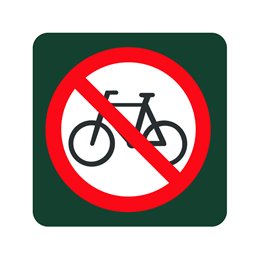naturstyrelsen - cykling forbudt