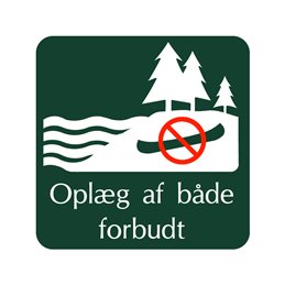 naturstyrelsen - oplægning af både forbudt