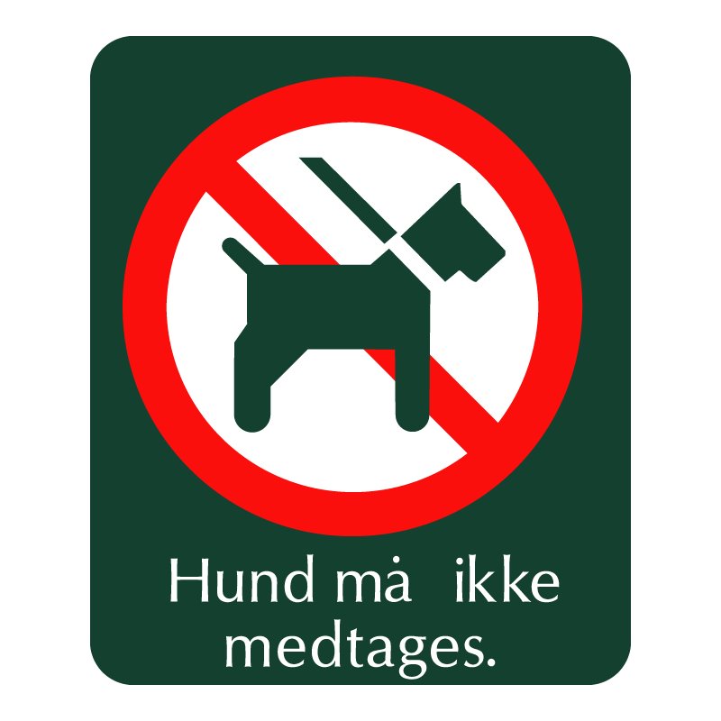 naturstyrelsen - hunde må ikke medtages