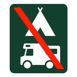 naturstyrelsen - campering forbudt
