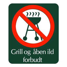naturstyrelsen - grill og åben ild forbudt