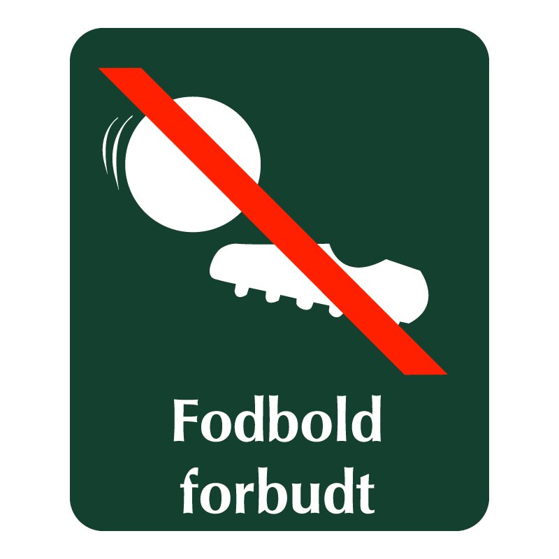 naturstyrelsen - fodboldspil forbudt