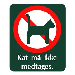 naturstyrelsen - kat må ikke medtages