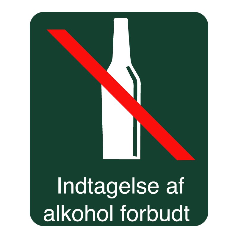 naturstyrelsen - indtagelse af alkohol forbudt