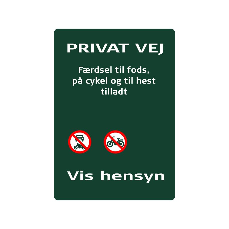 naturstyrelsen - privat vej