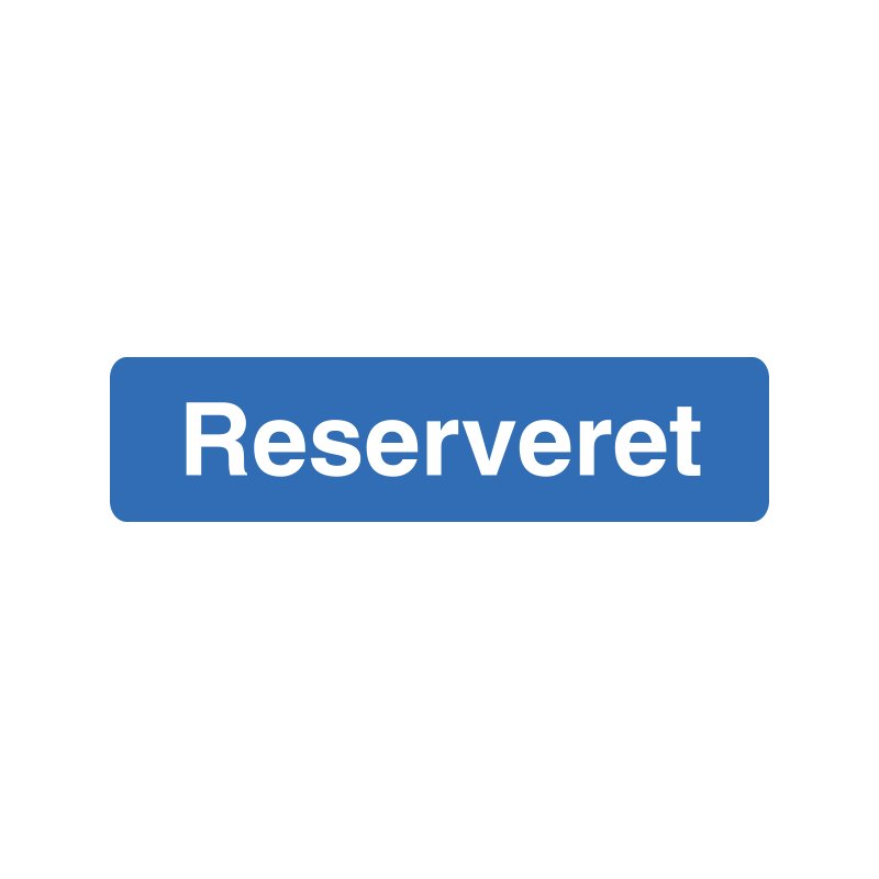 reserveret parkeringsplads