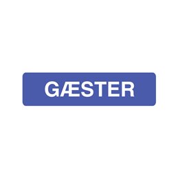 reserveret parkeringsplads til gæster