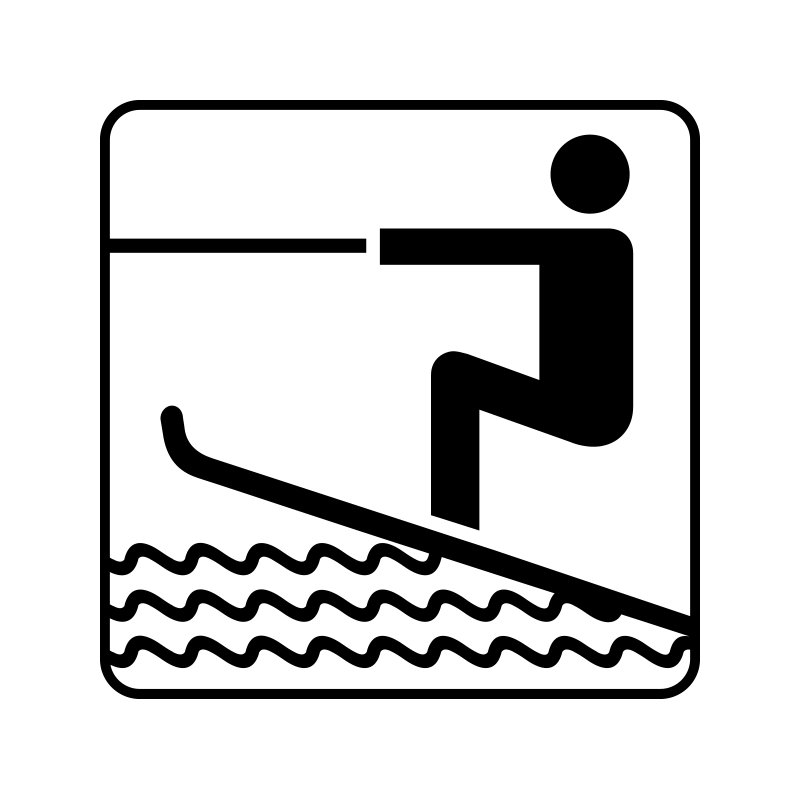 pictogram - vandski