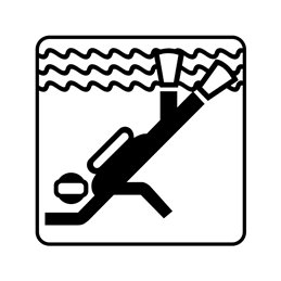 pictogram - dykning