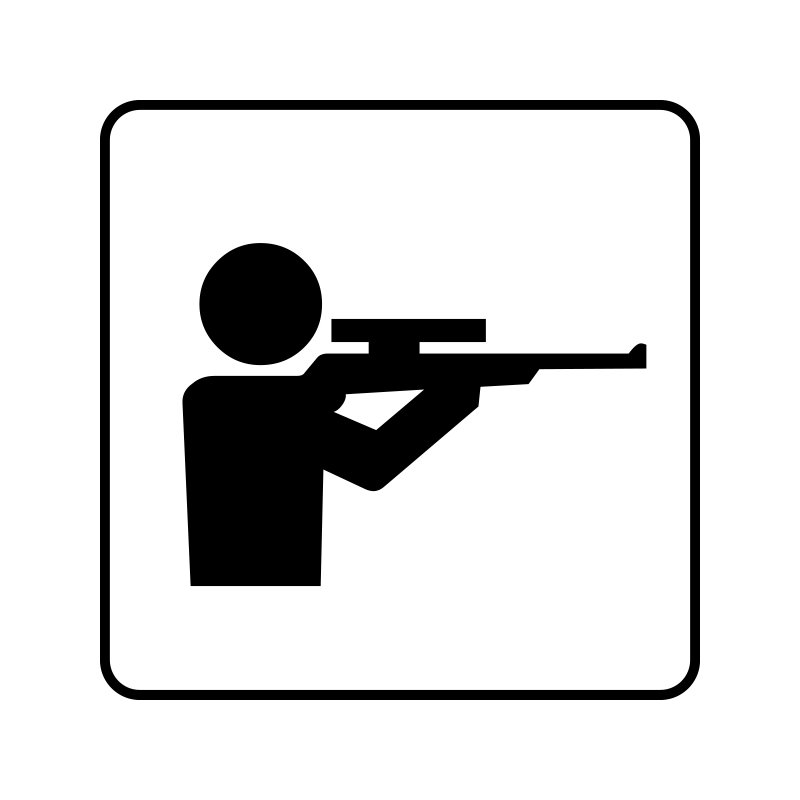 pictogram - jagt