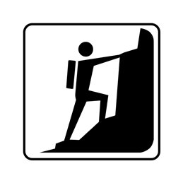 pictogram - klatring