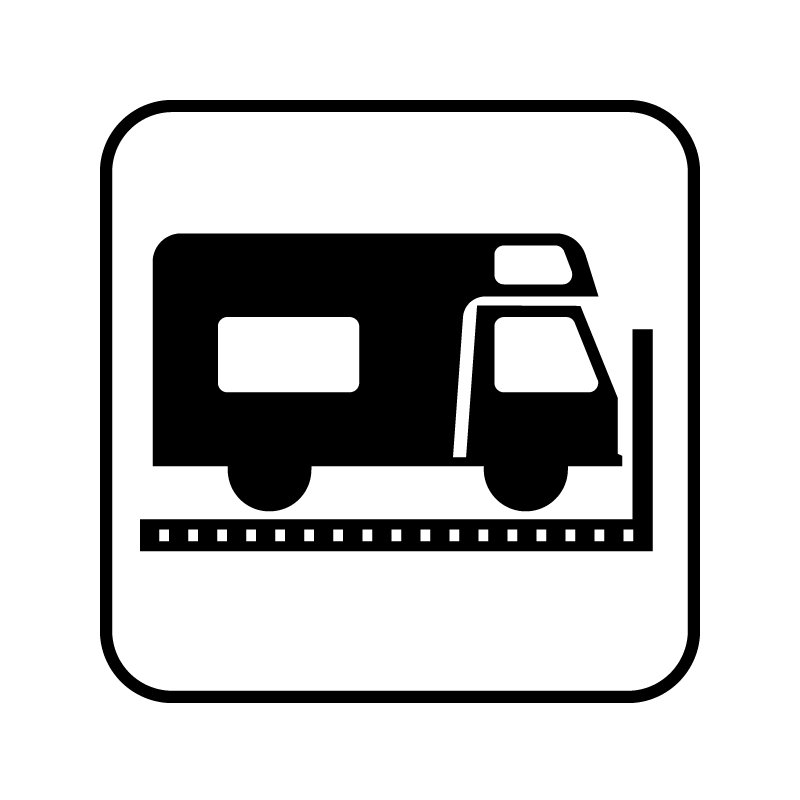 pictogram - autocamper