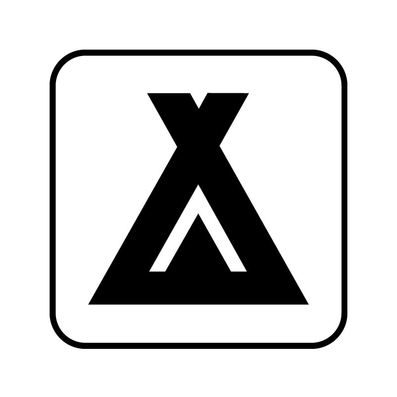 pictogram - campering