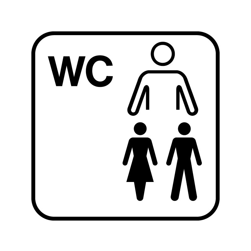 pictogram - fælles toilet