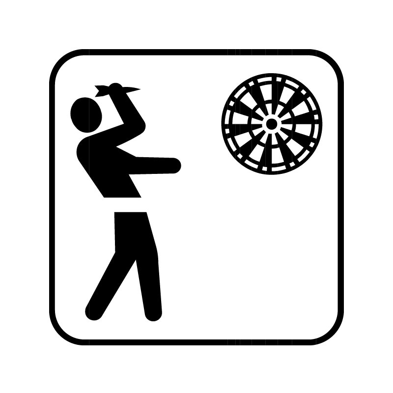 pictogram - dart