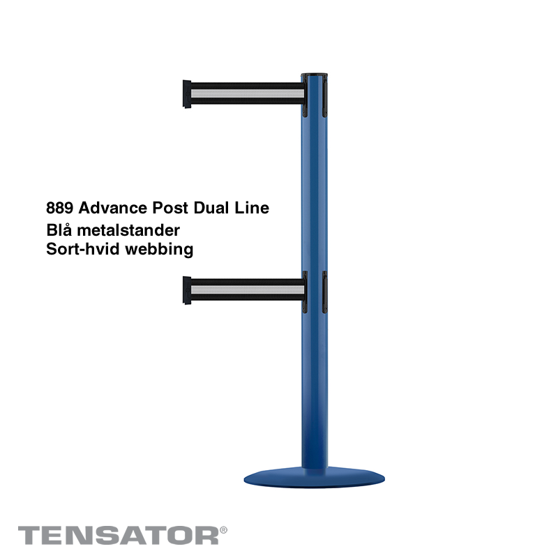 Tensator advance dual line blå