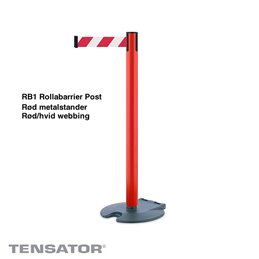 RB1 Rollabarrier Post - Rød