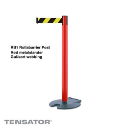 RB1 Rollabarrier Post - Rød