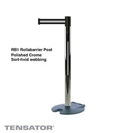 RB1 Rollabarrier Post - Polished Crome