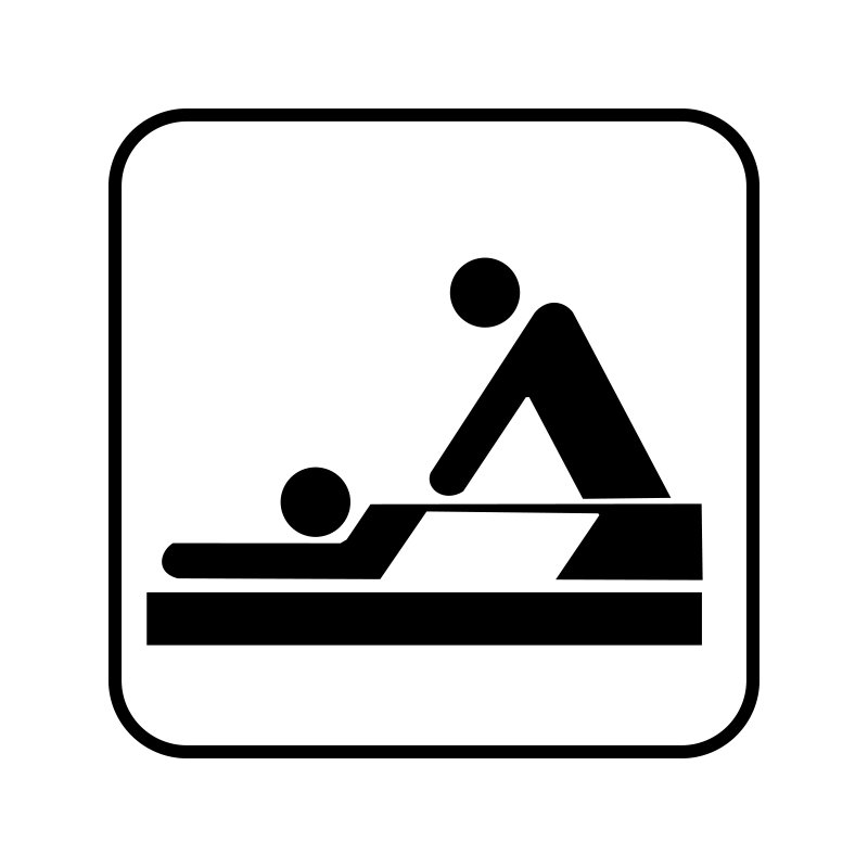 pictogram/piktogram - massage