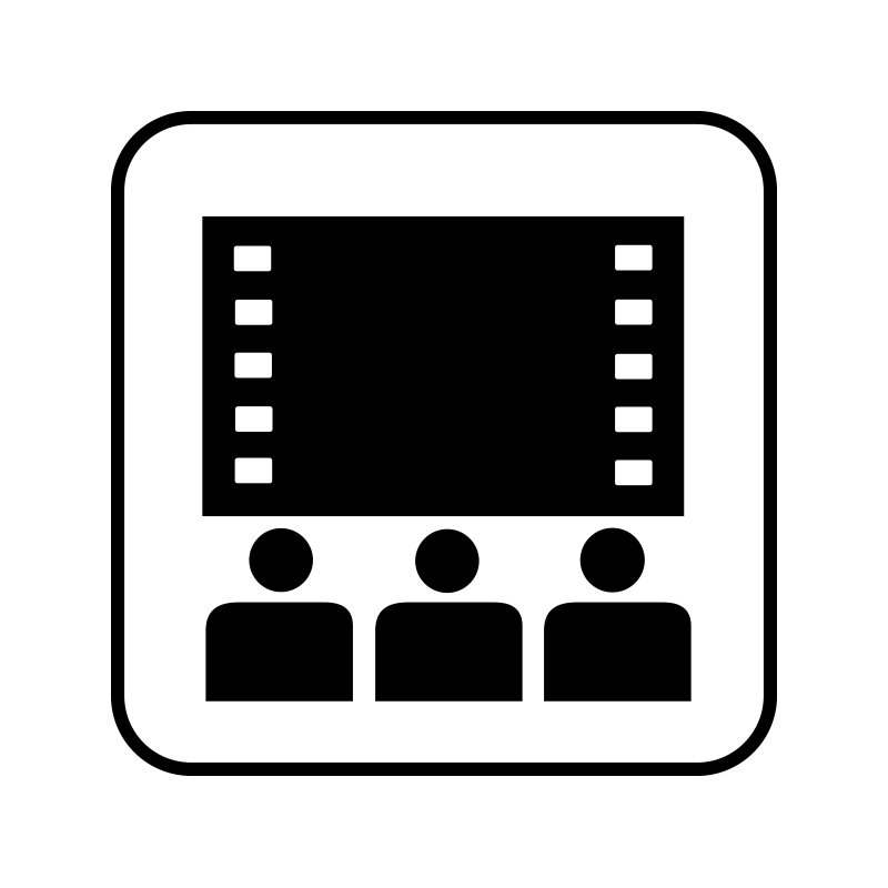pictogram/piktogram - biograf