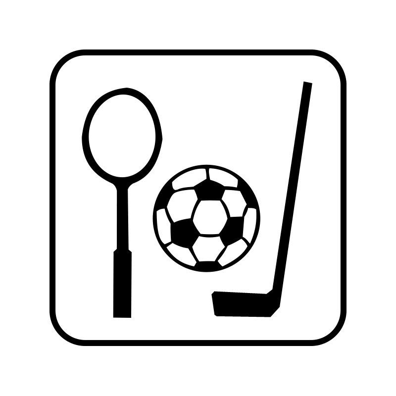 pictogram/piktogram - sportsudstyr