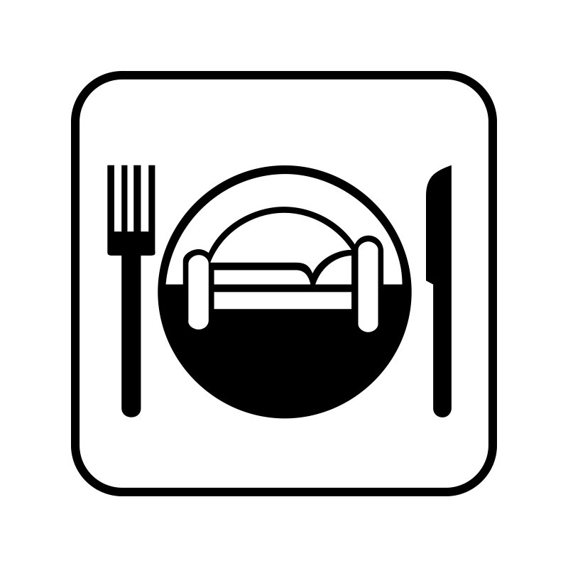 pictogram/piktogram - Bed & Breakfast