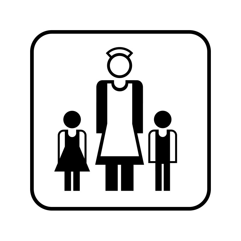 pictogram/piktogram - Børnepasning