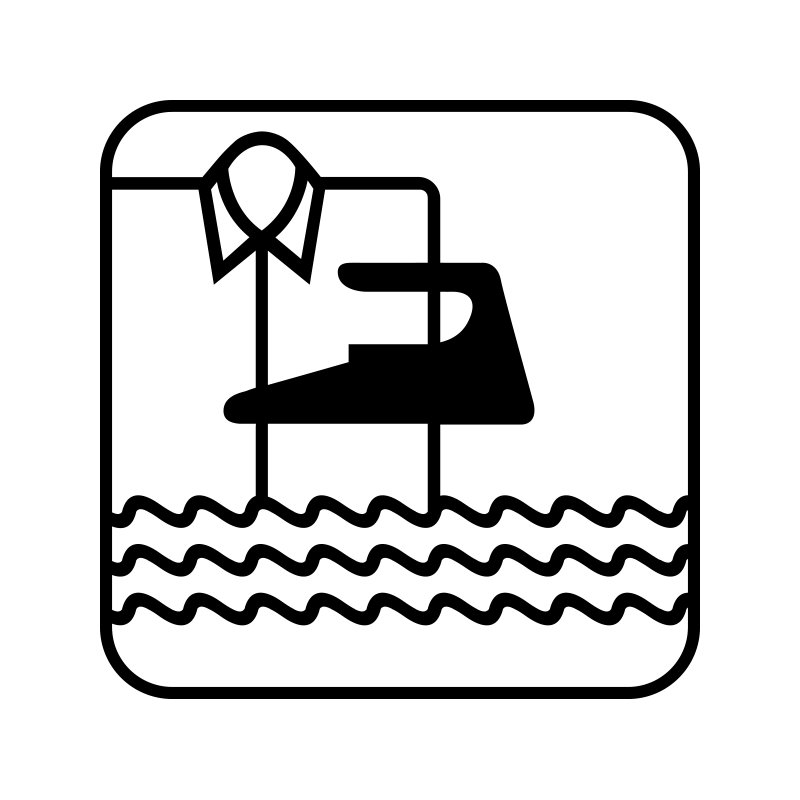pictogram/piktogram - renseri / vaskeri