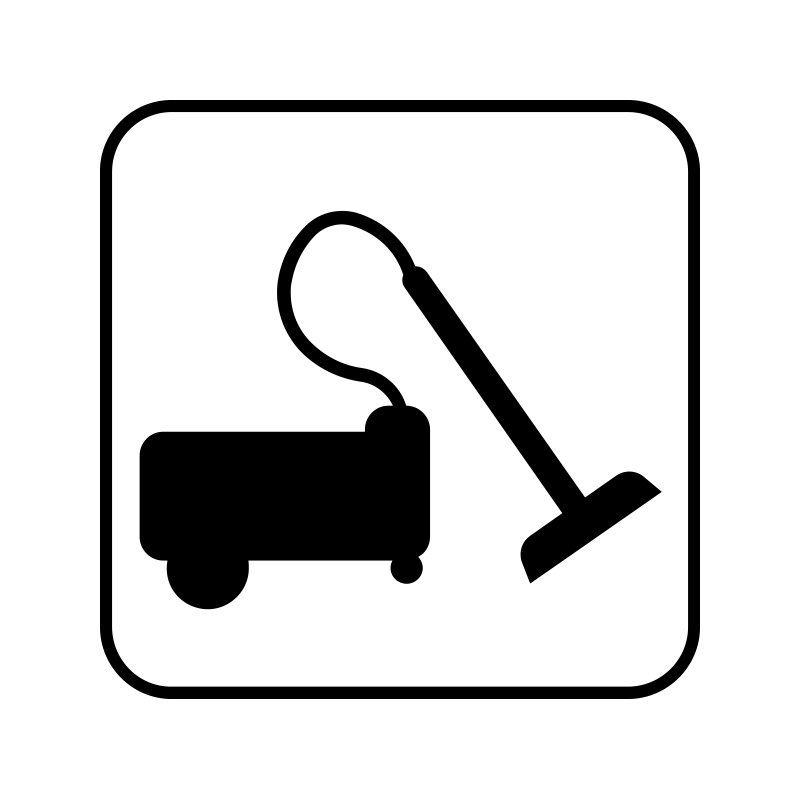 pictogram/piktogram - støvsuger