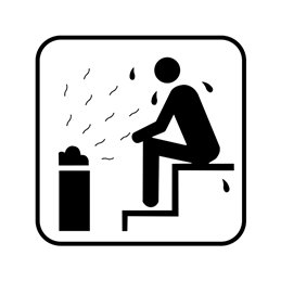 pictogram/piktogram - Sauna