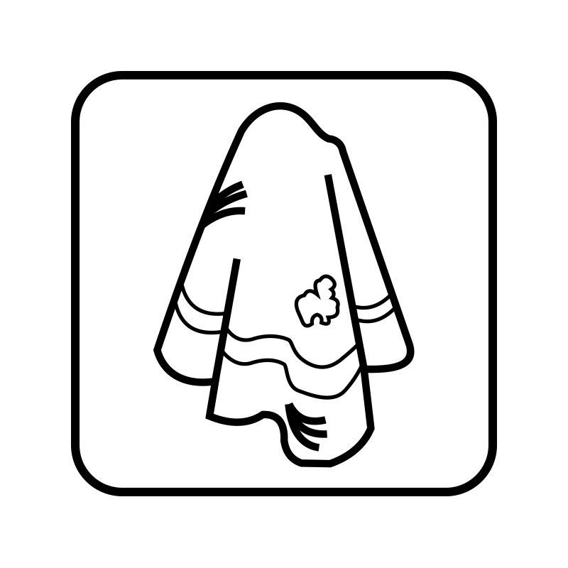pictogram/piktogram - Brugte håndklæder