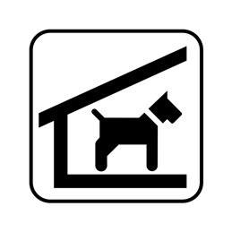 pictogram/piktogram - kennel