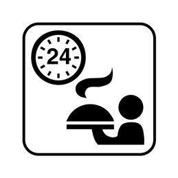 pictogram/piktogram - 24 timers roomservice