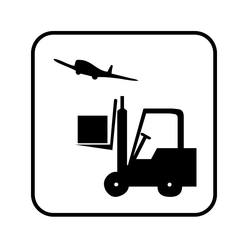 pictogram/piktogram - Luftfragt
