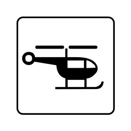 pictogram/piktogram - helipad