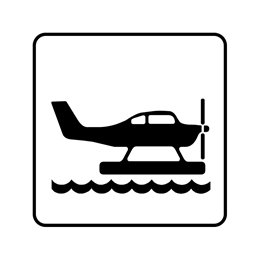 pictogram/piktogram - Vandflyver