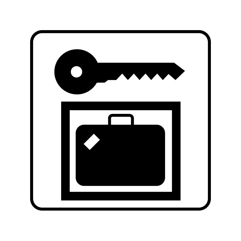 pictogram/piktogram - Bagageboks