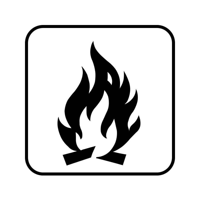 pictogram / piktogram - Bålplads