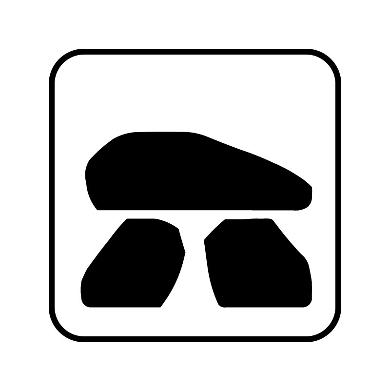 pictogram / piktogram - Gravhøj / Dysse