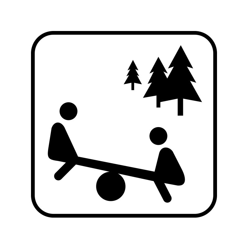 pictogram / piktogram - Naturlegeplads