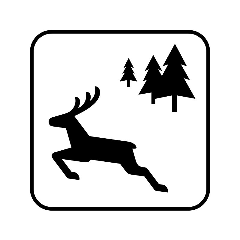 pictogram / piktogram - Reservat