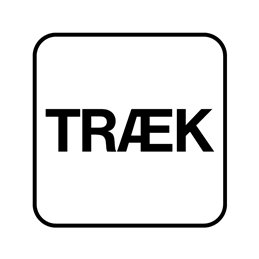 pictogram / piktogram - TRÆK
