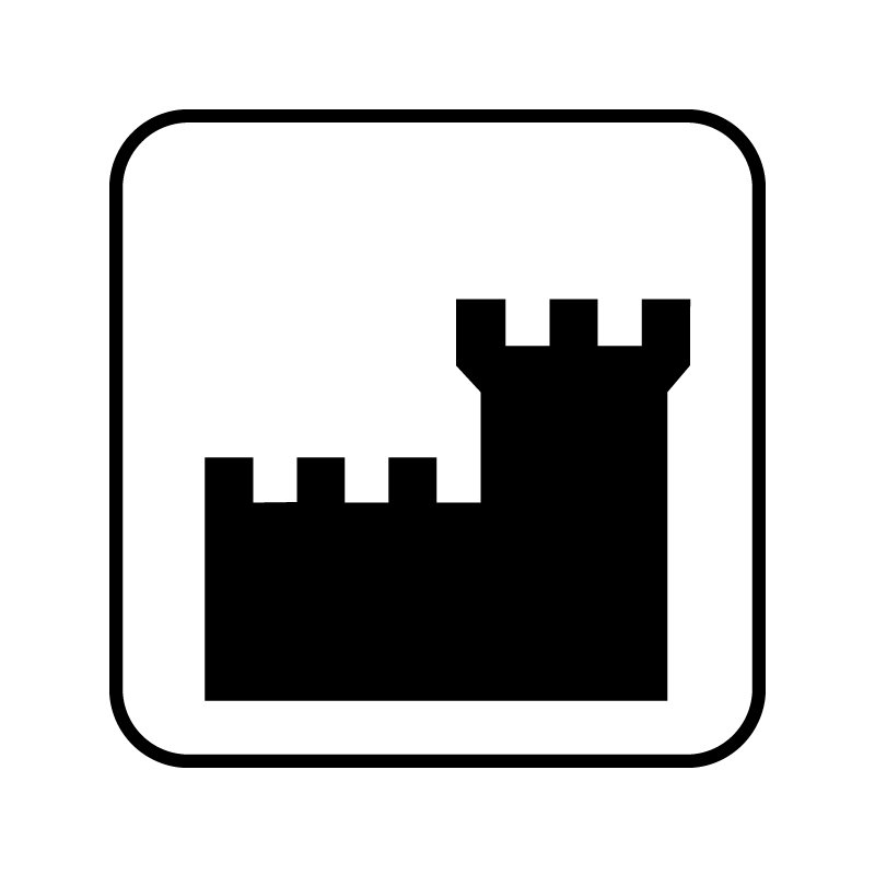 pictogram / piktogram - Seværdighed