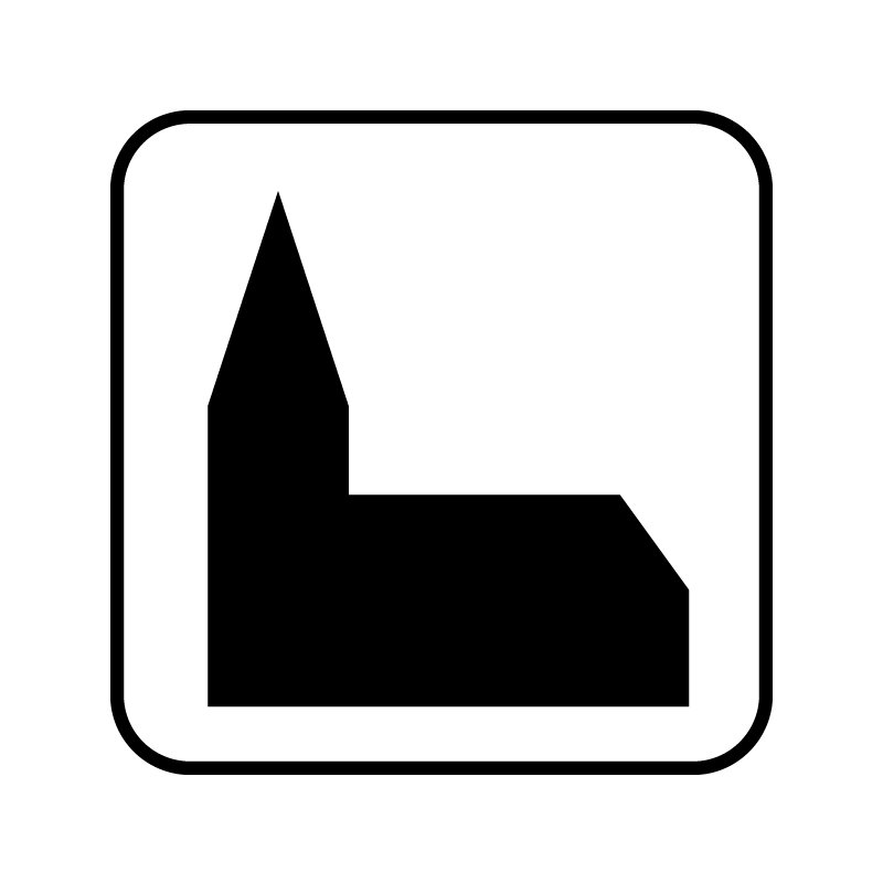 pictogram / piktogram - Kirke