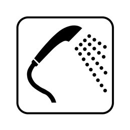 pictogram / piktogram - Brusebad