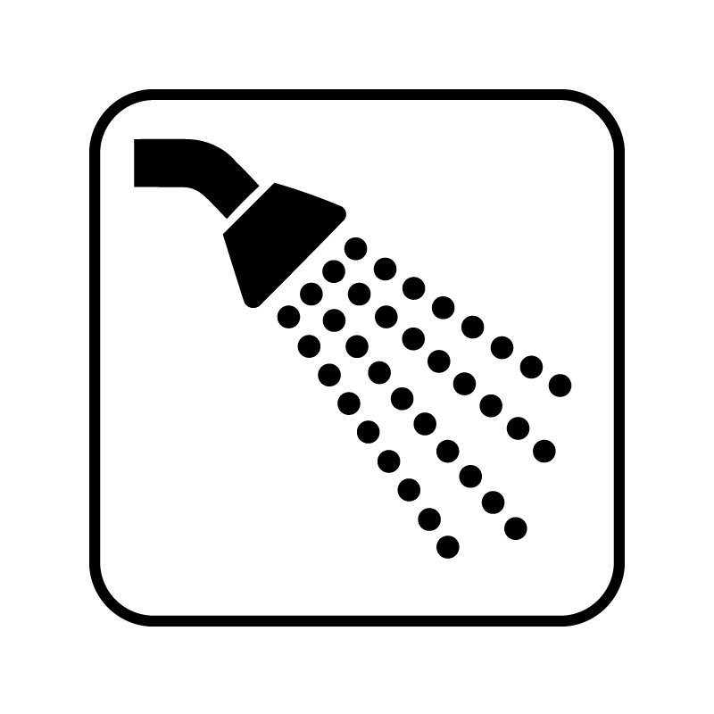 pictogram / piktogram - Brusebad